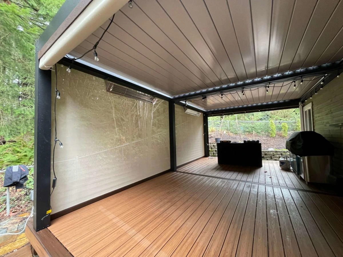 How much do outdoor motorized shades cost?